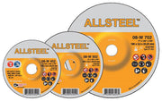 Walter 08W607 ALLSTEEL Spin-On grinding wheel 6x1/8 inch orange disc Type 27 threaded hub
