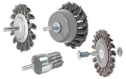 Walter 09C180 ALLSTEEL™ 2-13/4" Stainless Steel Knot-Twisted Mounted Wheel Wire Brush (1 Brush)
