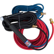 CK Worldwide | TIG Torch #18 - Water Cooled TIG Torch Kit, Flex, 350A, 3-Pc, W/ 25ft. Super Flex Cable