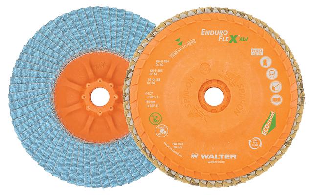 Walter 15U706 7" x 7/8" 60 Grit Enduro-Flex Alu™ Flap Disc