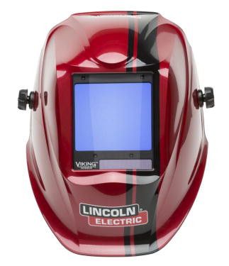 Lincoln Viking Welding Helmet Code Red 3350